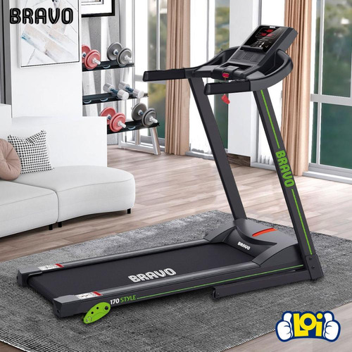 Caminadora eléctrica Bravo 170 Style 220V color negro