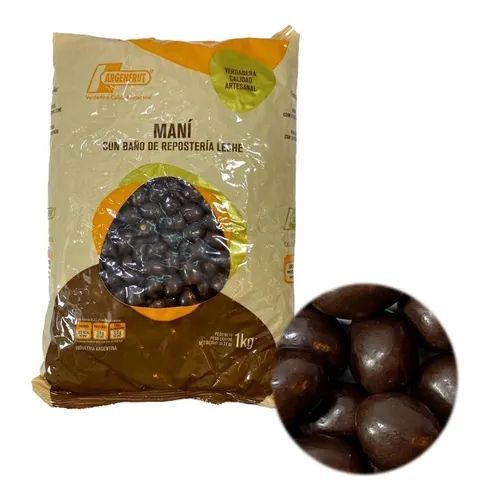 Mani Con Baño De Chocolate X 1 Kilo Cotillon Sergio Once 