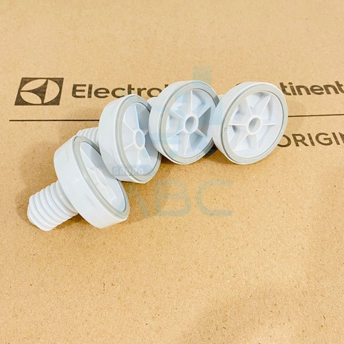 Imagem 5 de 7 de Kit 4 Pé Nivelador Maquina Electrolux Lt10b Lt12b Original