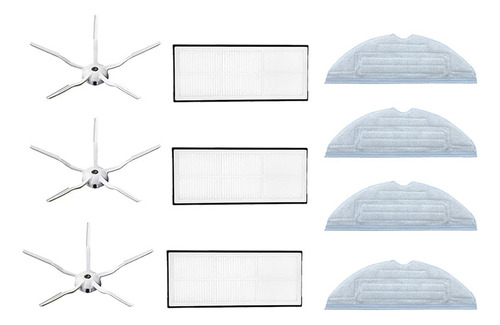 Side Brushes: Hepa Filter Mop Pads Compatible With S7 T7 1