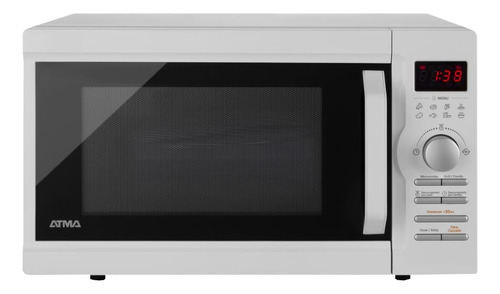 Microondas Grill Atma Easy Cook Md1728gn   Blanco 28l Lh