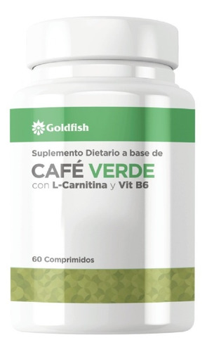Cafe Verde + Carnitina + Vit B6 - Goldfish X 60 Comp.