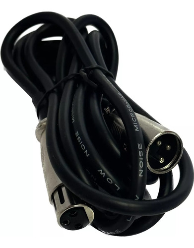 Cable Xlr Cannon De 1,5 Metros Microfono Dmx Profesional