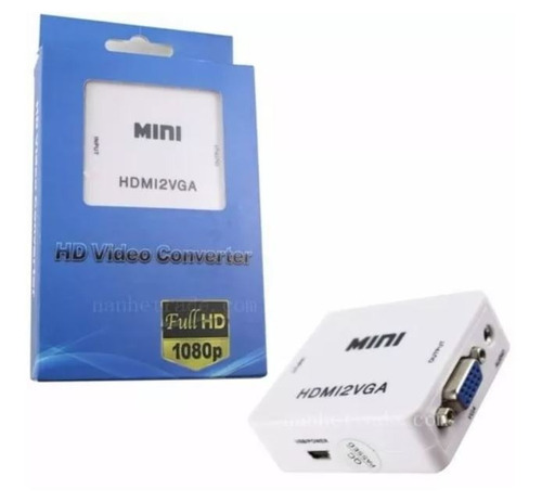 Cable Adaptador Conversor Vga A Hdmi Audio Apto Notebook