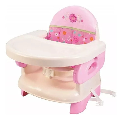 Silla De Comer Portátil P/ Bebé Niña Rosa Ajustable Asiento