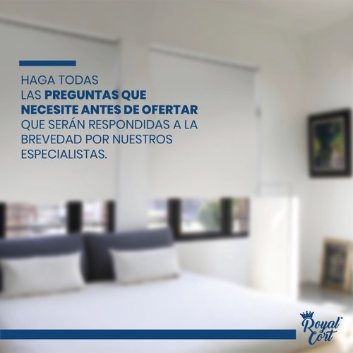 Imagen 9 de 9 de Cortinas Black Out Roller Belga Importado 100% Bloqueo