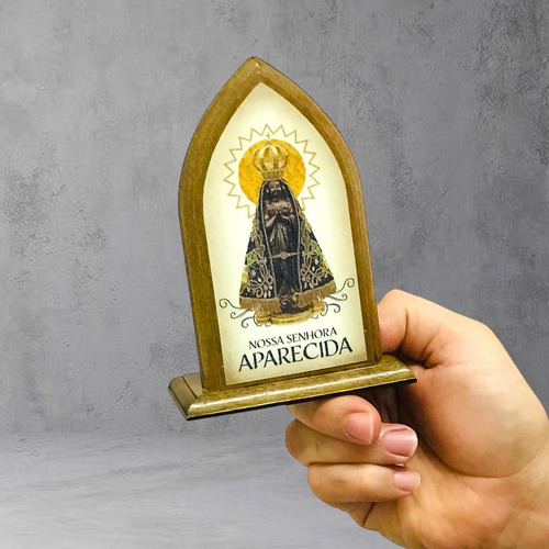 Capela Capelinha Nossa Senhora Aparecida De Mesa 14 Cm