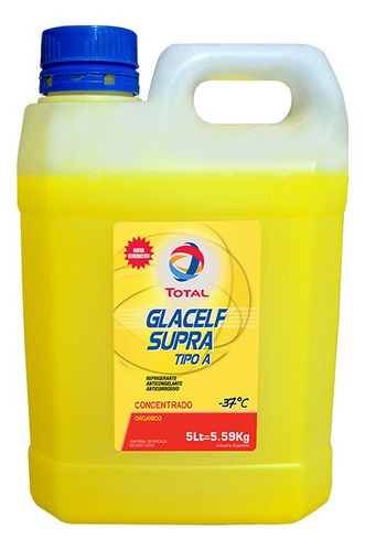 Imagen 1 de 2 de Total Glacelf Supra X 5l (refrigerante Organico)            