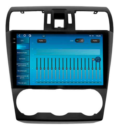 Multimidia Aikon Fóton G3 Impreza Wrx 2014/2015 12+256gb 9p