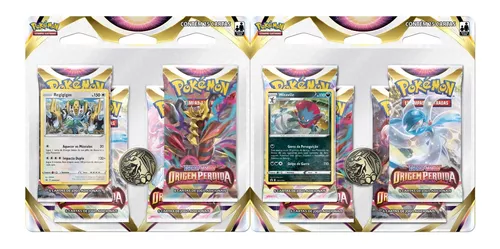 Blister Quadruplo Pokémon Regigigas + Weavile Origem Perdida