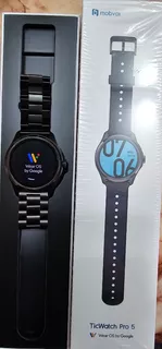 Mobvoi Ticwatch Pro 5 Edición Cinturón GPS 1.43inchs Negro MOBVOI