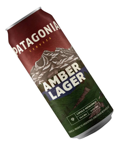 Cerveza Patagonia Amber Lager Lata 473ml Pack X6