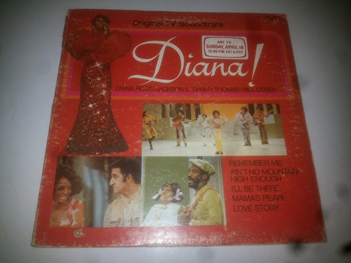 Lp Vinilo Acetato Disco Diana Ross Jackson 5 Soundtrack