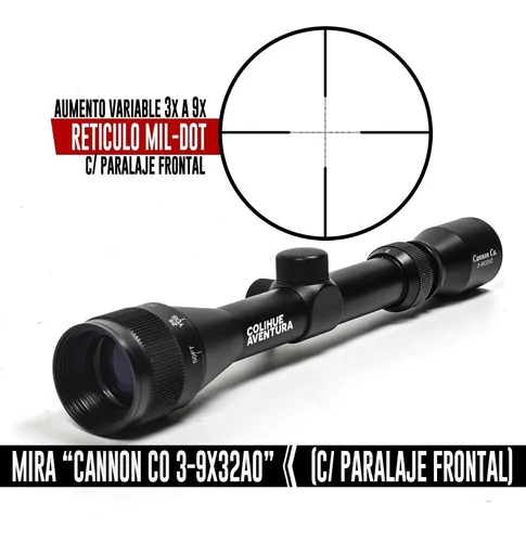 Rifle Fox Pr900w Power+infaldor Fox 300 Bar + Mira Cannon