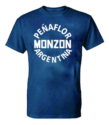 Remera Monzon Peñaflor Azul Aereo El Campeon