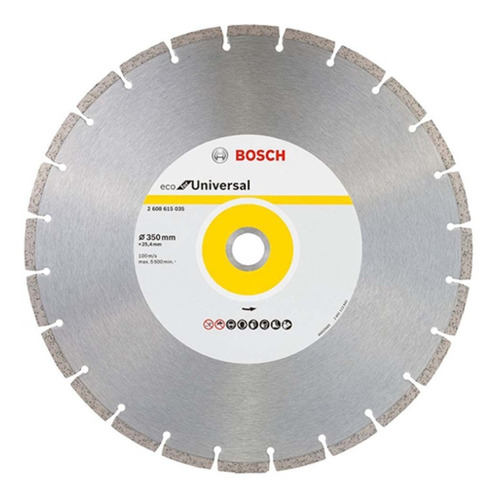 Disco 14 PuLG Corte Diamante Bosch Para Concreto 2608615035