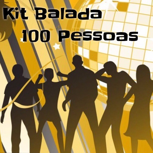 Kit Festa Balada P/ 100 Pessoas