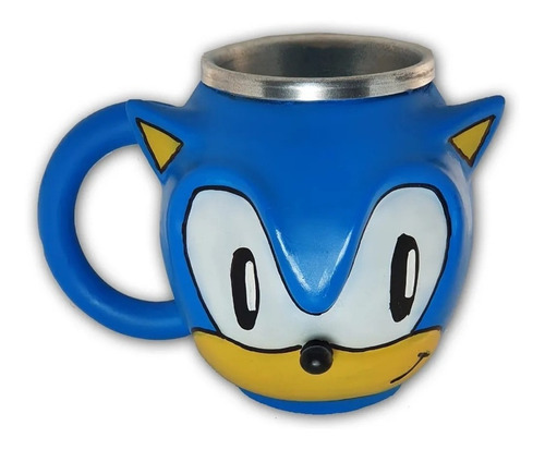 Caneca 3d Sonic The Hedgehog Resina 