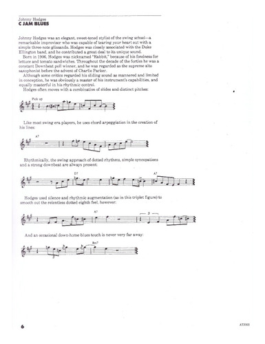 Solos For Jazz Alto Sax: Classic Jazz Solos As Played By.