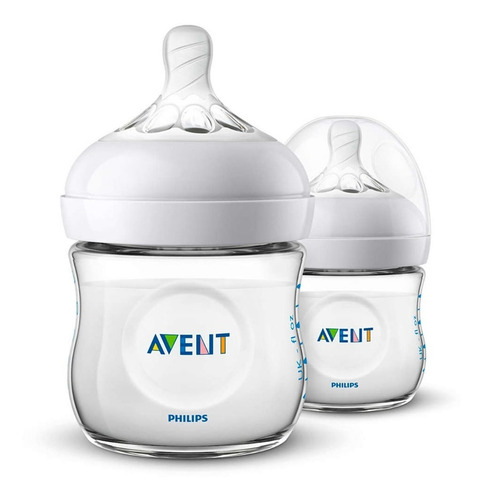 Imagen 1 de 7 de Biberon Natural Philips Avent 4oz/125ml 2pz