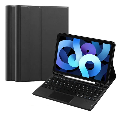 Capa Com Teclado Com Touchpad + Caneta+ Mouse P iPad Air 5