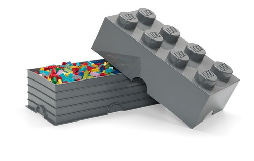 Imagen 6 de 10 de Caja Apilable Para Ordenar Lego® 4004 Original Bloque De 8