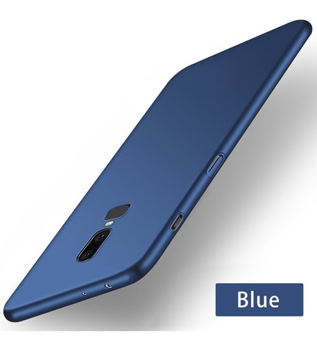 Capa Hard Case Frosted Shield Deep Blue Oneplus 6 One Plus 