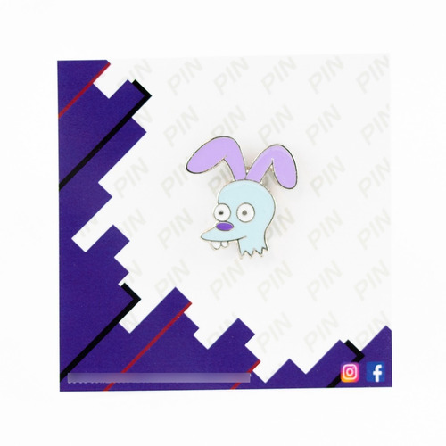 Imagen 2 de 2 de Pin De Metal - Los Simpson - Conejo Pepito