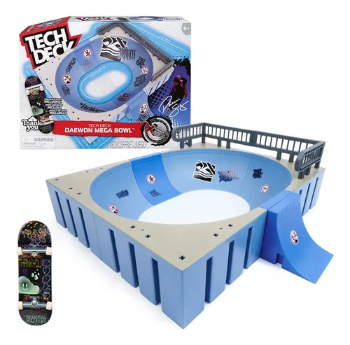 Tech Deck Skate Dedos Rampa Grande Mega Y Thank You Cuotas