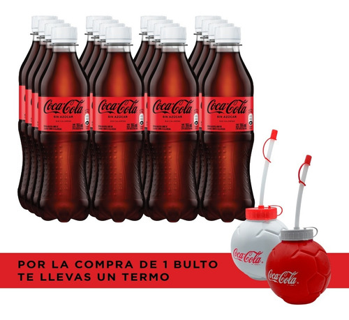 Refresco Coca - Cola Sin Azúcar 355ml 16 Unidades Promoción