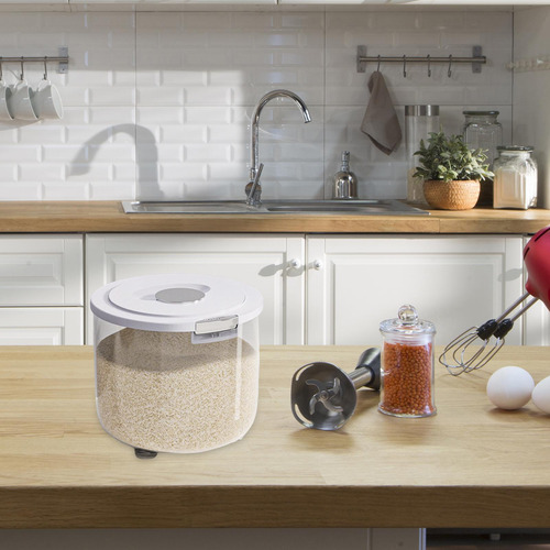Contenedor De Alimentos, Dispensador De Arroz A Prueba 5kg