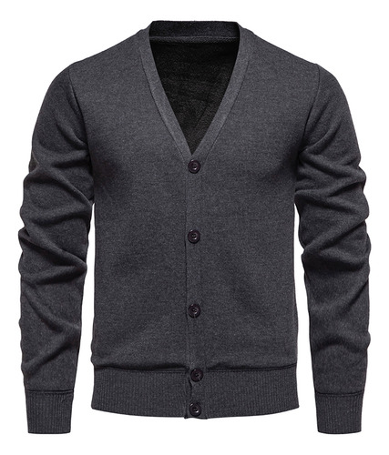 Suéter Para Hombre, Chaqueta Casual De Negocios Con Cuello E