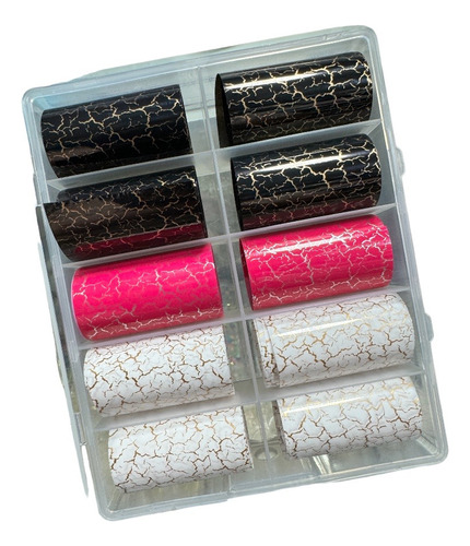 Papel Foil Grande X10 Manicure