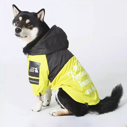 Chaqueta Impermeable Para Perros Grandes Y Medianos