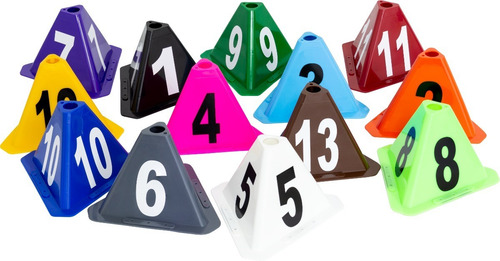 30 Conos Triangular De Identificación Residencial Javaz Team