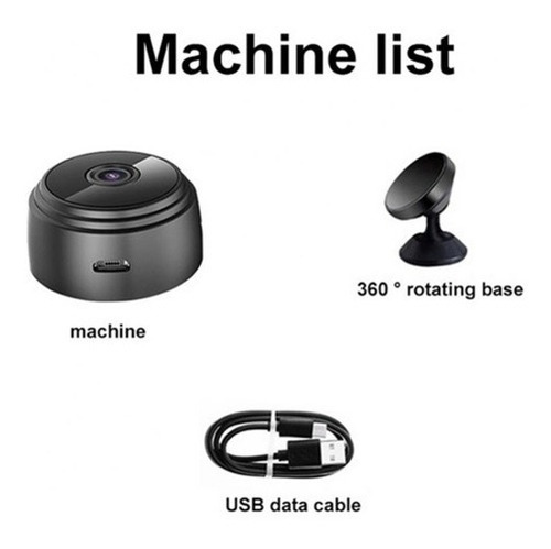 Mini Cámara Espia A9 Vigilancia Wifi 1080p Visión Nocturna