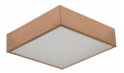 Plafon Cuadrado Cobre Led Comedor Dormitorio 150x150 Ok1219