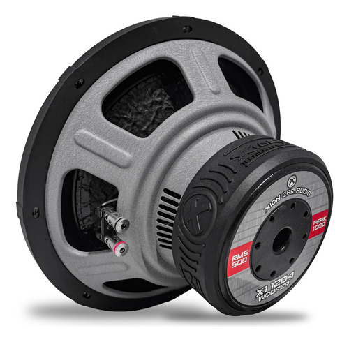 Xion X1 12d4 Subwoofer 12 4 Ohm 500w Rms 1000w Por Pieza Color Gris Oscuro