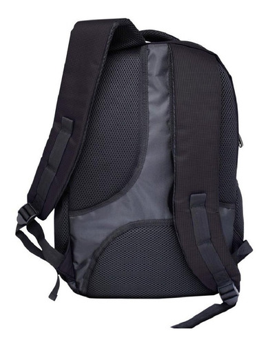 Mochila De Poliester Techzone Warrior Laptop 15.6puLG Ne /vc Color Negro