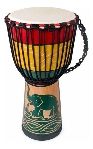 Lotmusic Djembe African Drum Bongo Congo Stardard Tamaño