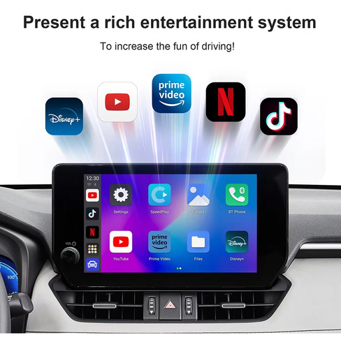 Adaptador Carplay Sem Fio Androidauto Netflix Youtube 2+32gb