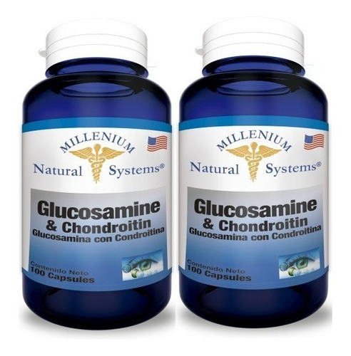 X2 Glucosamina+condroitina X100 - Unidad a $585