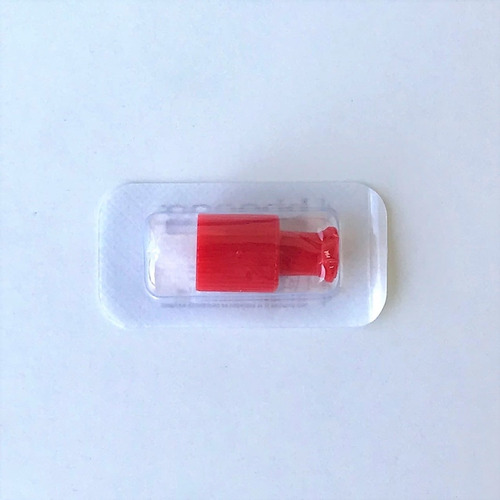 Tapa Roja Para Branula Pack 10 Unidades -amamedical