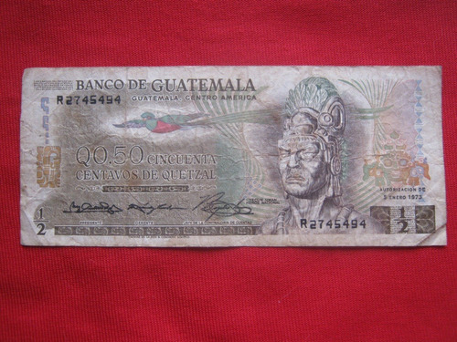 Guatemala 50 Centavos 1973 