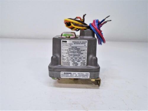 Imo Barksdale D2h-h18 Pressure Or Vacuum Actuated Switch Qaa