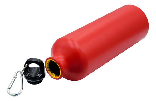 Botella Deportiva 750ml Rojo Para Grabado Laser 12pz Rojo
