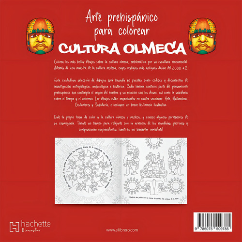 Mandalas Prehispánicos: Cultura Olmeca, De Ardila Chausse, Gabriela., Vol. 1. Editorial Hachette, Tapa Blanda En Español, 2022