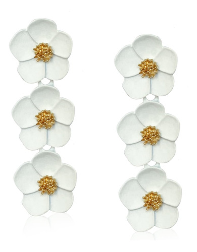 Wuweijiajia Elegantes Pendientes De Flores B0b65wsh7j_140324