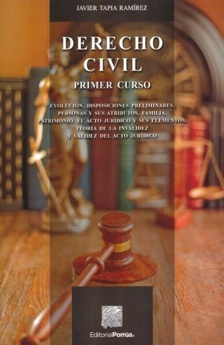 Derecho Civil: Primer Curso Tomo I