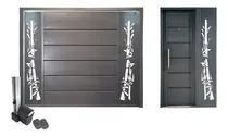 Comprar Combo Porton De Garage Levadizo Automat. 2.55x2.05 Y Puerta 